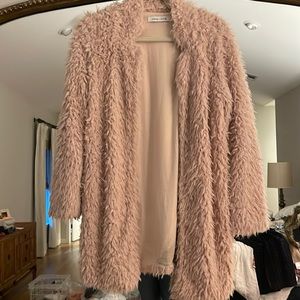 Bishop + Young Anthropologie furry jacket